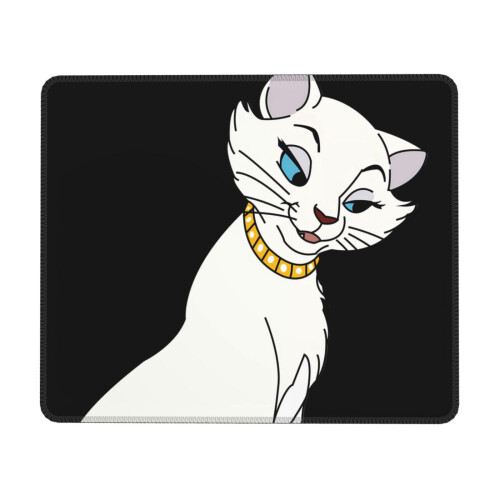 Aristocats rubber edge mouse pad  desk writing gaming pad