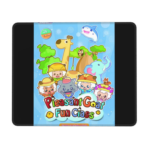 Mousepad com borda de borracha para escritório e jogos (1 unidade)