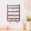 Solid Wood Jewelry Organizer Wall Mounted Brown 3