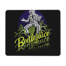 Alfombrilla de ratón de goma con diseño de Beetlejuice, 24 x 12 pulgadas.