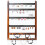 Solid Wood Jewelry Organizer Wall Mounted Brown 5
