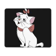 Alfombrilla de ratón de Los Aristogatos con borde de goma, 24 x 12 pulgadas.