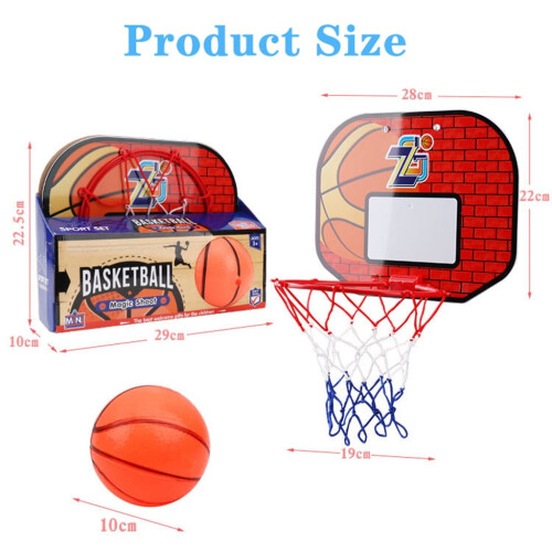 Set da basket per bambini con tabellone e ventose. 2