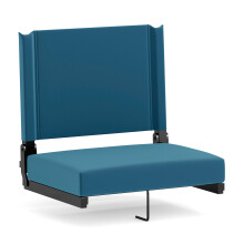 Flash Furniture Grandstand Draagbare Stadionstoel voor Tribunes of Banken, Opvouwbare Gevoerde Stoel