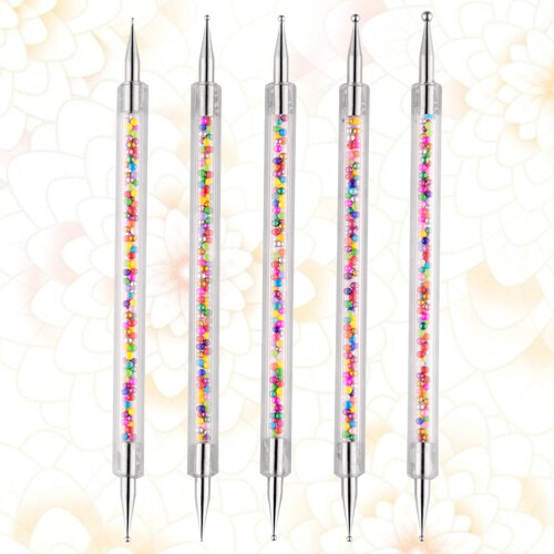 Ferramenta para manicure com cera, modelo palito, 5 peças 2
