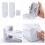 Shoe Display Stand Rack White Leather Shoe Shelf 1 Pack 2