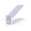 Shoe Display Stand Rack White Leather Shoe Shelf 1 Pack 3