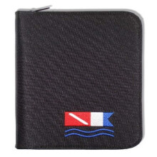 Innovatieve Scuba Concepts Logboek voor Scuba Duiken - Zwart met Diver Down Vlag Design, 9-1/2 x 6-3/4"