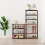 Metal Shoe Rack 3-Tier Black Stackable Narrow 4