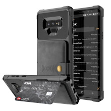 Samsung Galaxy Note9 magnetische portemonneehoes van leer