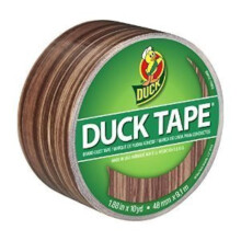 Cinta adhesiva Duck 1.88 in. W x 10 yd. L Brown Woodgrain