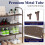 Shoe Rack Black Stackable Space-Saving Large 5