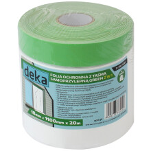 VÉDŐFÓLIA ZÖLD SZALAGGAL KÜLTÉRI HASZNÁLATRA 110CM*20M - D-300-0261