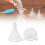 Mini flacone diffusore di profumo in plastica con imbuto (1 pezzo) 4