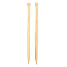 Snáthaidí cniotála bambú Healifty 10mm 2 phíosa