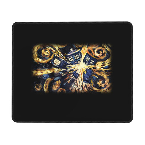 Doctor Who rubber mouse pad with lock edge 1 pcs