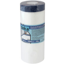 Beskyttelsesfolie med blå tape 110 cm * 20 m - D-300-0251