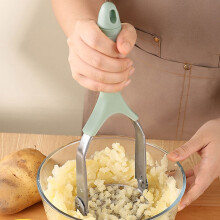 Stainless Steel Potato Press for Baby Food, Foldable