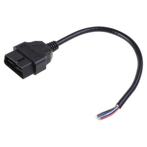 Conector OBD2 mascul la adaptor de cablu deschis cu 16 pini 2