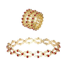 Justerbar ringarmbånd i vestlig stil til kvinder, størrelse 5