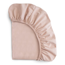 mushie Rekbare & Zachte Ledikantlakens | Fitted 28" x 52" (Blush)