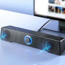 Altavoces USB con cable y subwoofer para ordenador Ywbawe