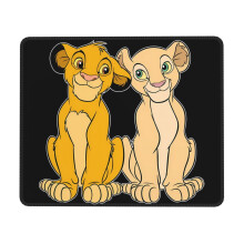 Lion King rubberen muismat met vergrendelbare rand (1 stuk)
