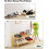 Bamboo Shoe Rack 2-Tier with Shoe Horn Black 3