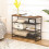 Παπουτσοθήκη 4 επιπέδων Industrial Rustic Brown 12-16 ζευγάρια 2