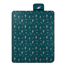 NORTHWEST NFL Philadelphia Eagles Compact Travel Picnic Blanket, 50" x 60", Clean