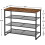 Παπουτσοθήκη 4 επιπέδων Industrial Rustic Brown 12-16 ζευγάρια 3