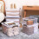 Stackable Plastic Storage Bins with Lids 32 QT 2 Pack 8