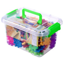 Plastbyggklossar Pedagogisk leksak för barn 130 st