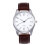 Relógio feminino retrô automático com pulseira de couro 1