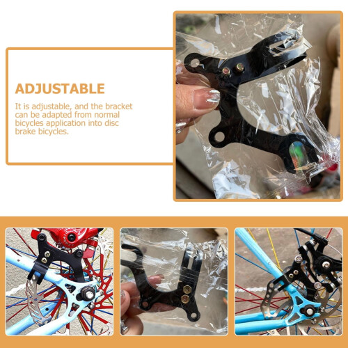 Support de conversion pour freins à disque de vélo, réglable, lot de 2 1