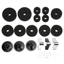 Kit de substituição da embreagem do chimbal DSH, preto, 21 peças