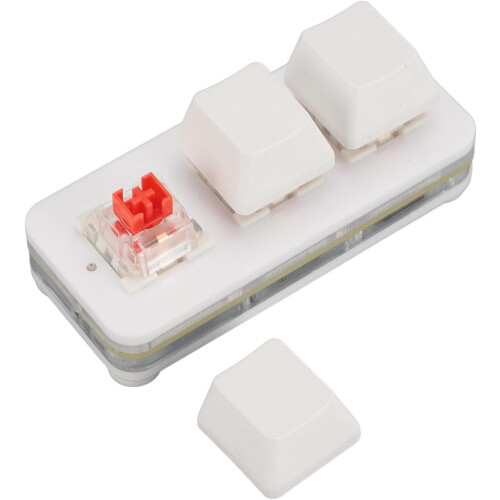 Naroote 3-key USB RGB mechanical mini keypad white