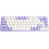 Naroote 65% hot-swappable mechanical keyboard with red 1