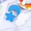 Cartoon Moon Cabinet Pull Handle Blue 2 pcs 8