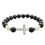 Volcanic stone luminous cross bracelet 19 pcs 1