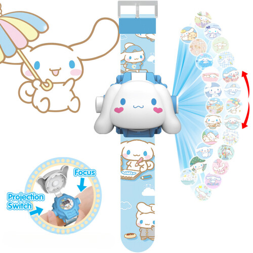 Ρολόι προβολής LED Kuromi Cinnamoroll KT για παιδιά με γάτες