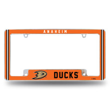 Rico Industries NHL Anaheim Ducks 12" x 6" Chrome Autolabel Frame voor Auto/Truck/SUV