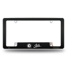 Rico Industries NHL Winnipeg Jets Zwart 12" x 6" Chrome Kentekenhouder voor Auto/Vrachtwagen/SUV