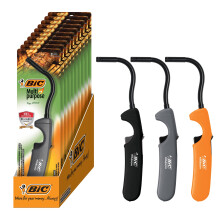 BIC Multi Purpose Aansteker met Flexibele Metalen Steel, 10 Stuks