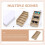 Træ solbrille organizer display bakke 3