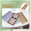 Træ solbrille organizer display bakke 6