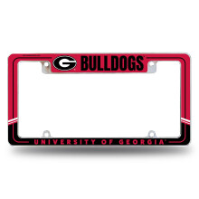 Rico Industries NCAA Georgia Bulldogs 12" x 6" Chrome Auto Kentekenplaathouder