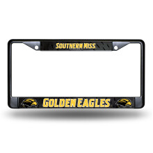Rico Industries NCAA Southern Miss Golden Eagles Chroom Kentekenplaathouder, Multicolor, One Size