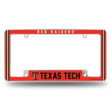 Rico Industries NCAA Texas Tech Red Raiders 12" x 6" Chrome Auto Kentekenplaat Frame