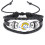 Black hand-woven unisex bracelet adjustable 1